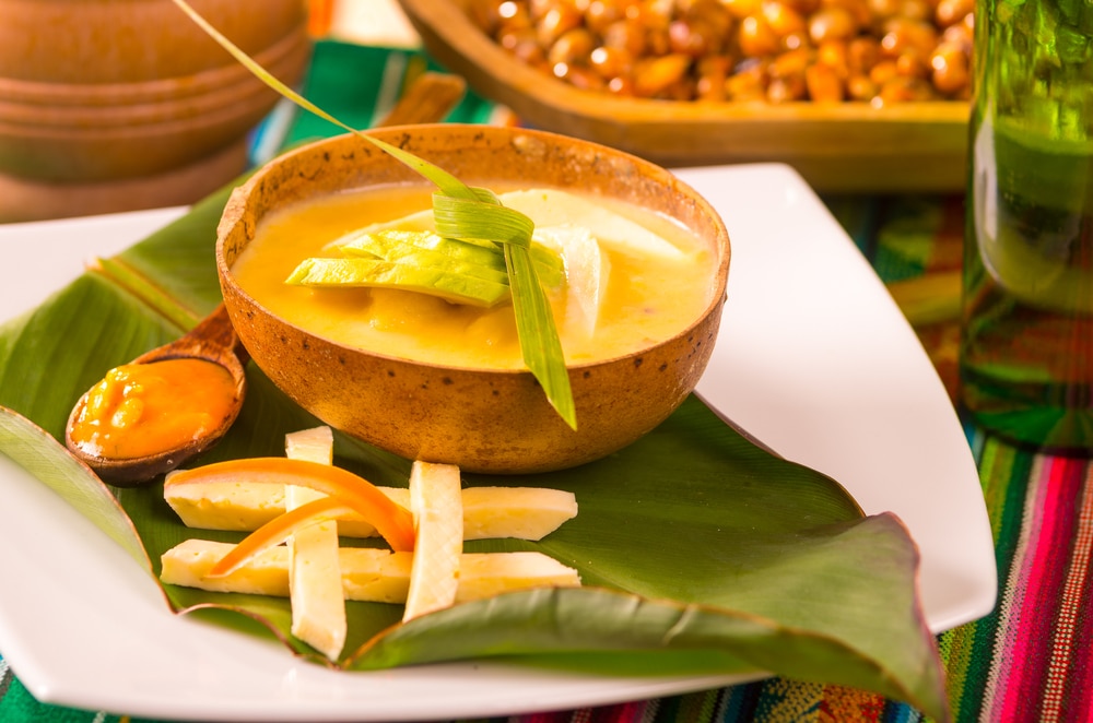 Locro de papa ecuadorian potato soup