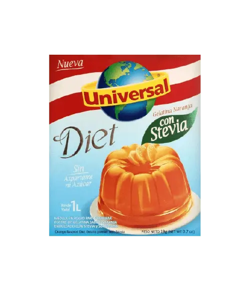 Gelatina Naranja con Stevia 19gr