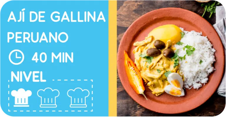 Ají de gallina (pollo) peruano peruvian chili chicken