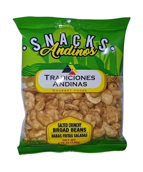 Salted crunchy broad beans